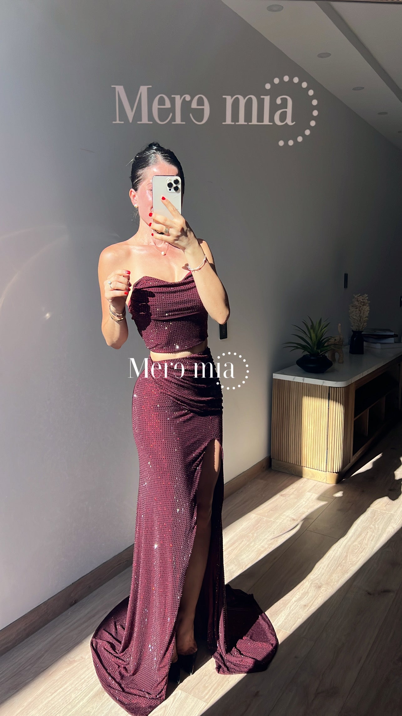 Conjunto tinto puntos