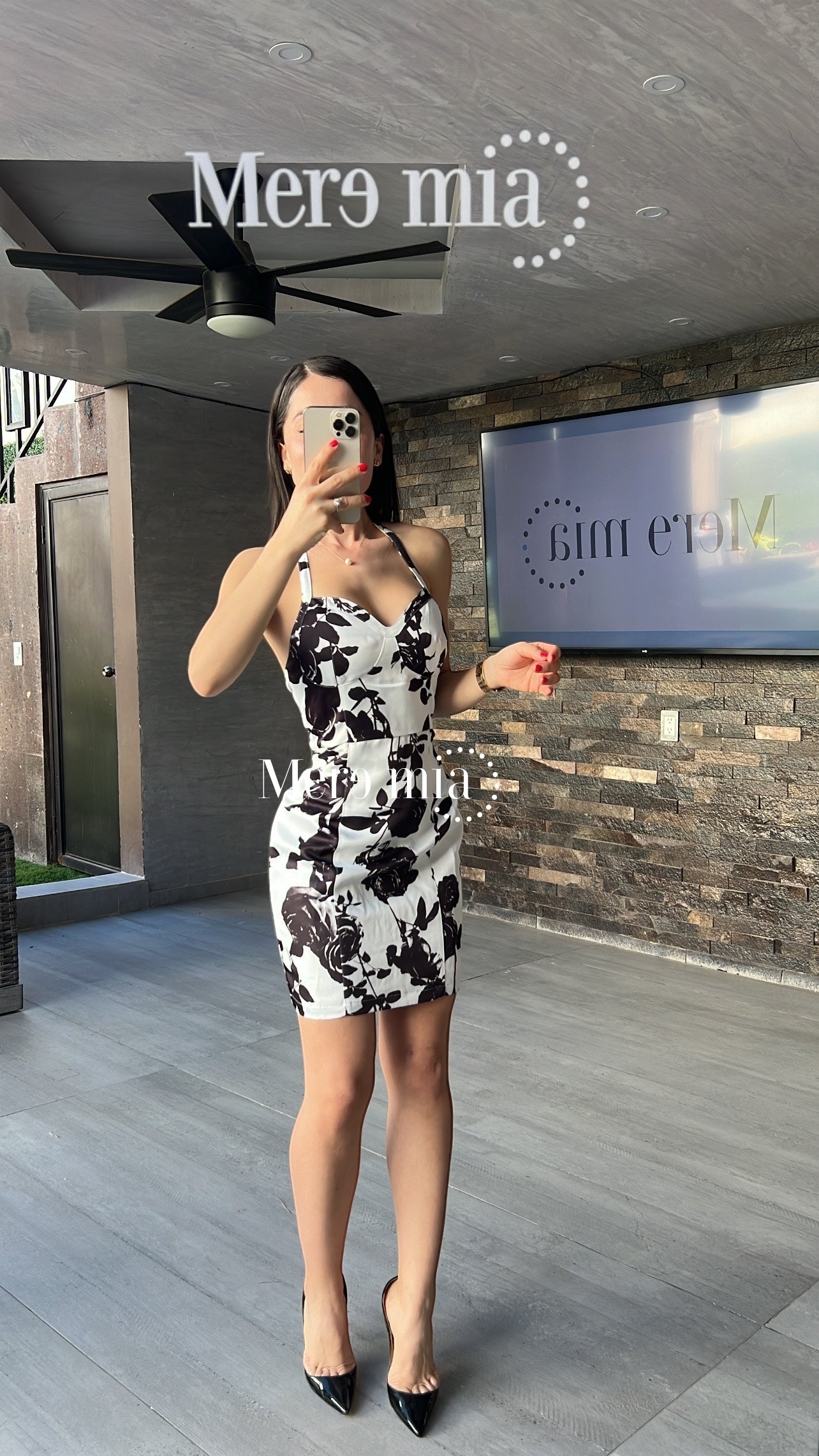 Vestido blanco flores