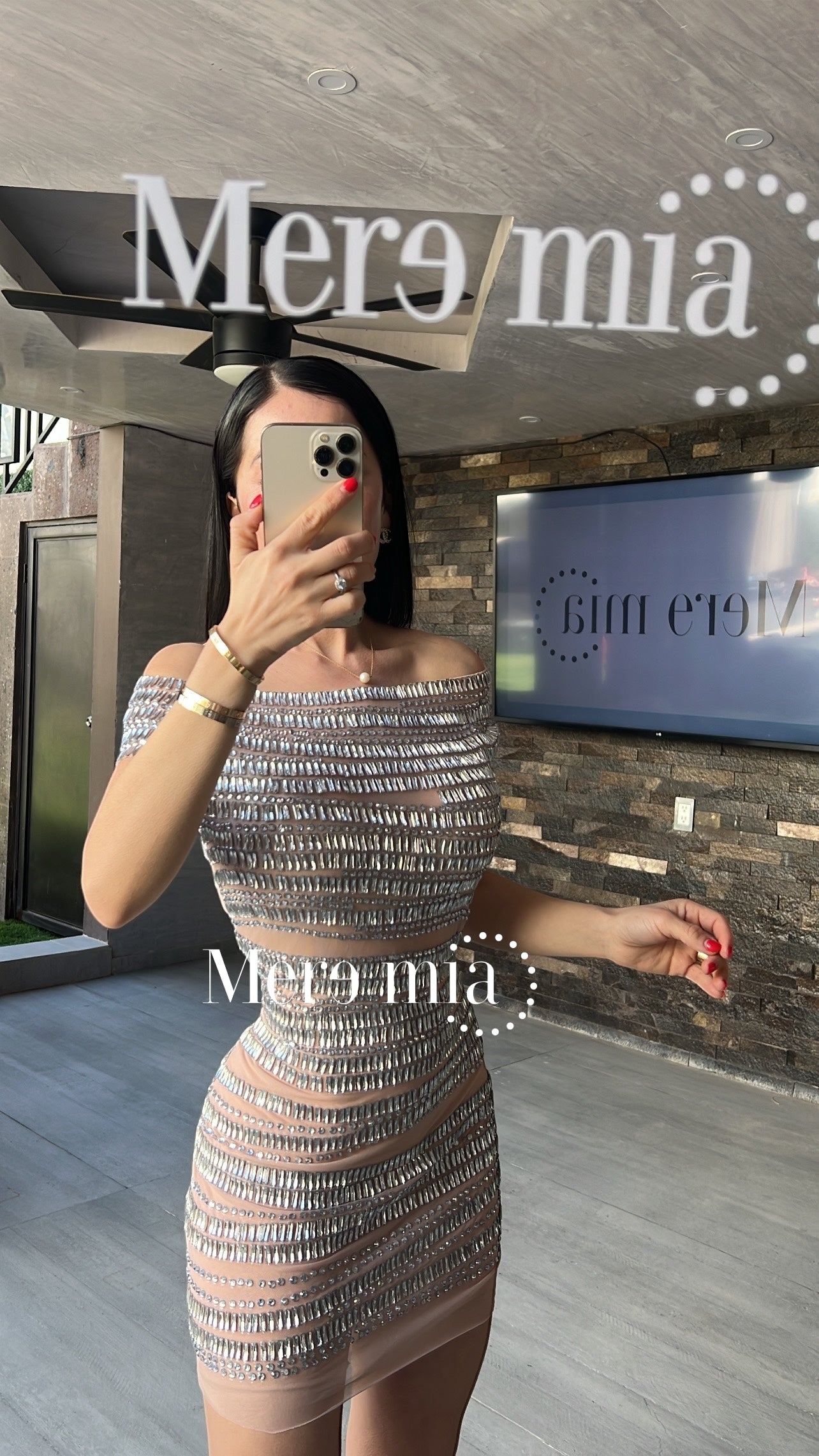 Vestido corto apl