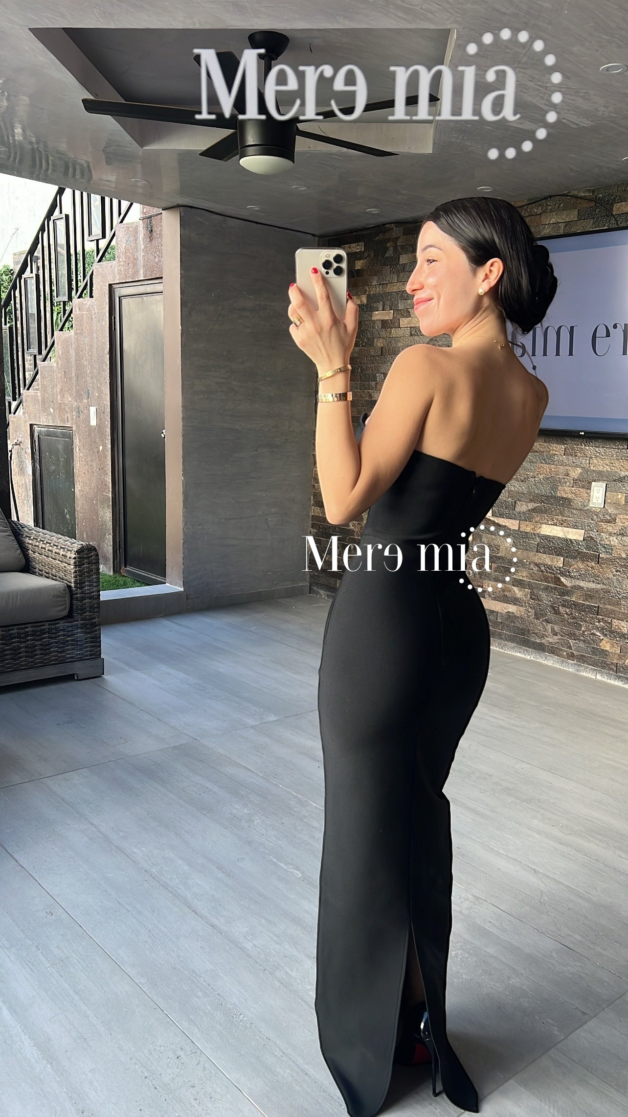 Vestido copas strapp
