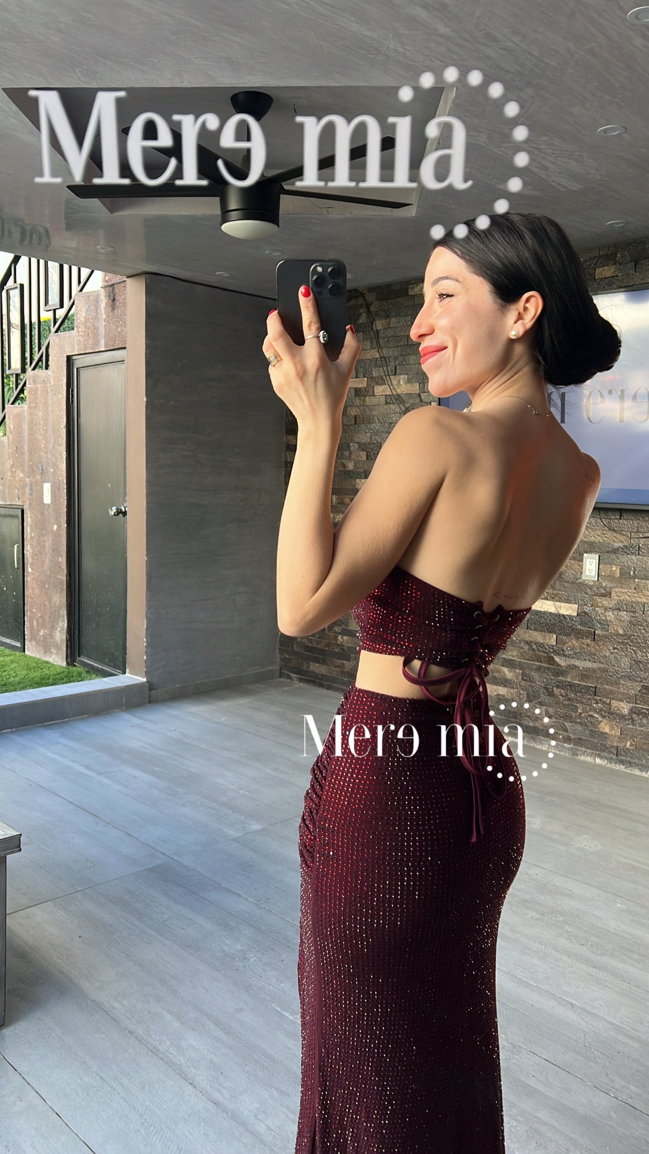 Conjunto tinto puntos