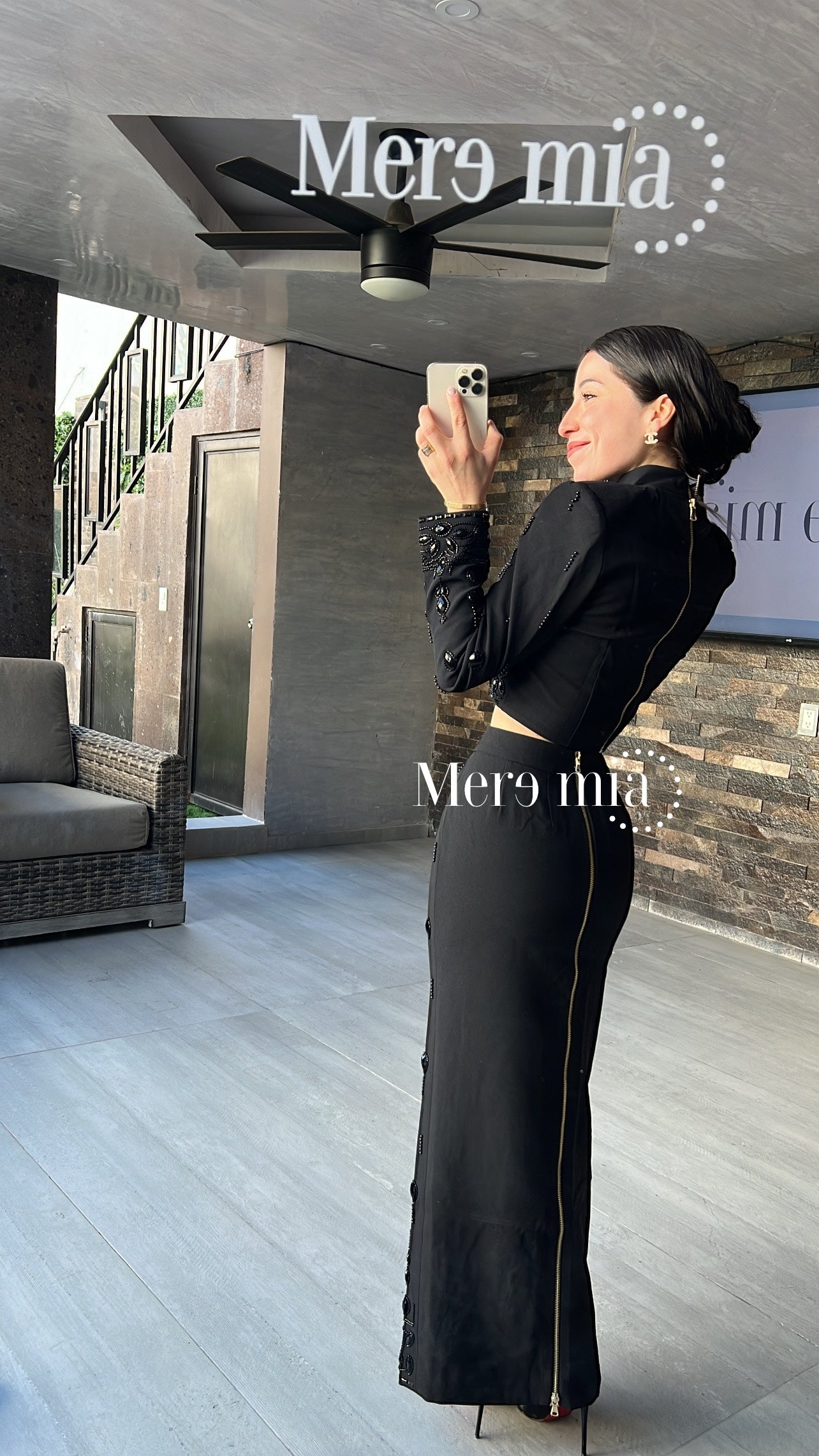 Conjunto negro apl negro