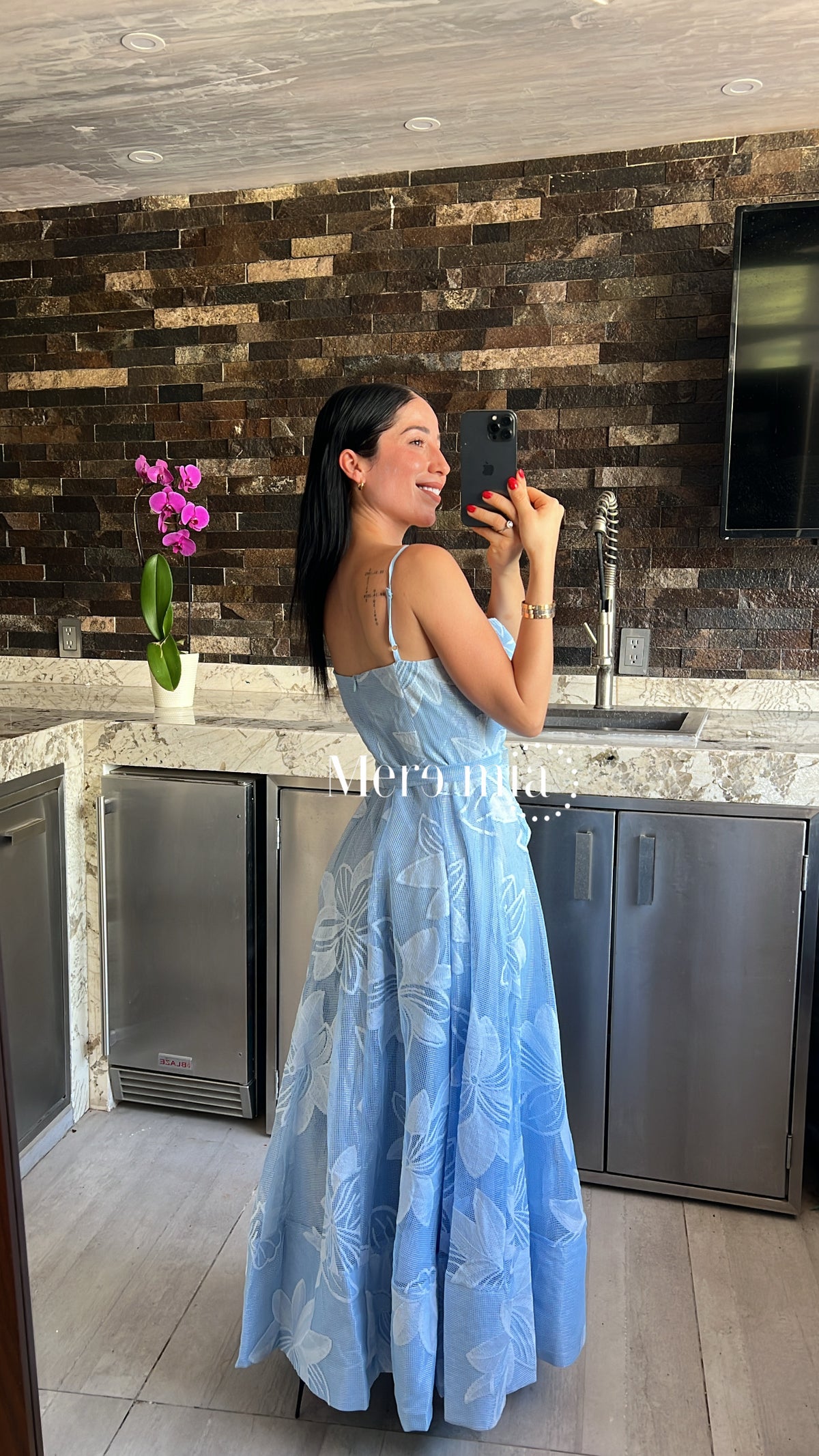 Vestido flores estampado
