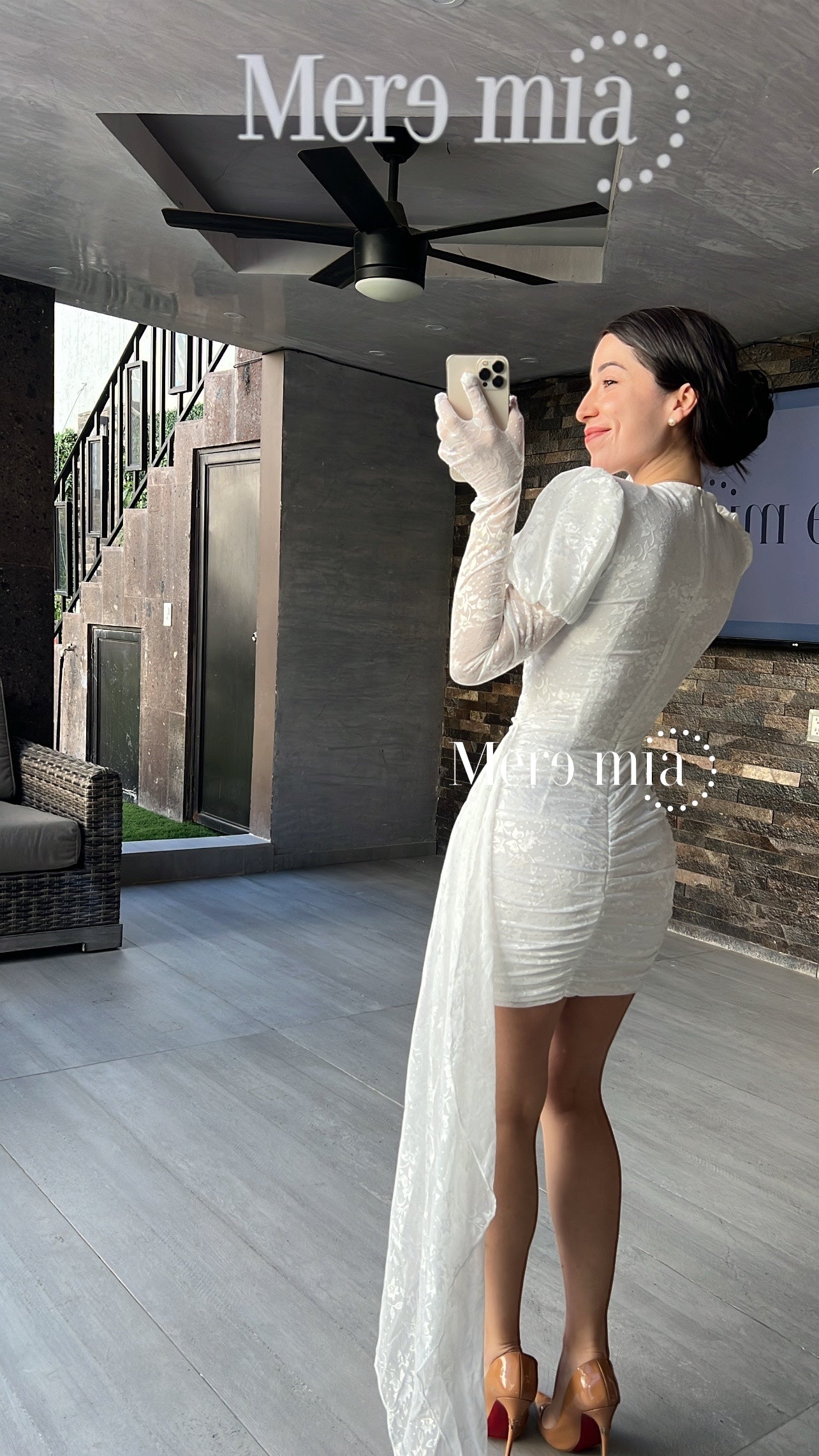 Vestido blanco ml bomb