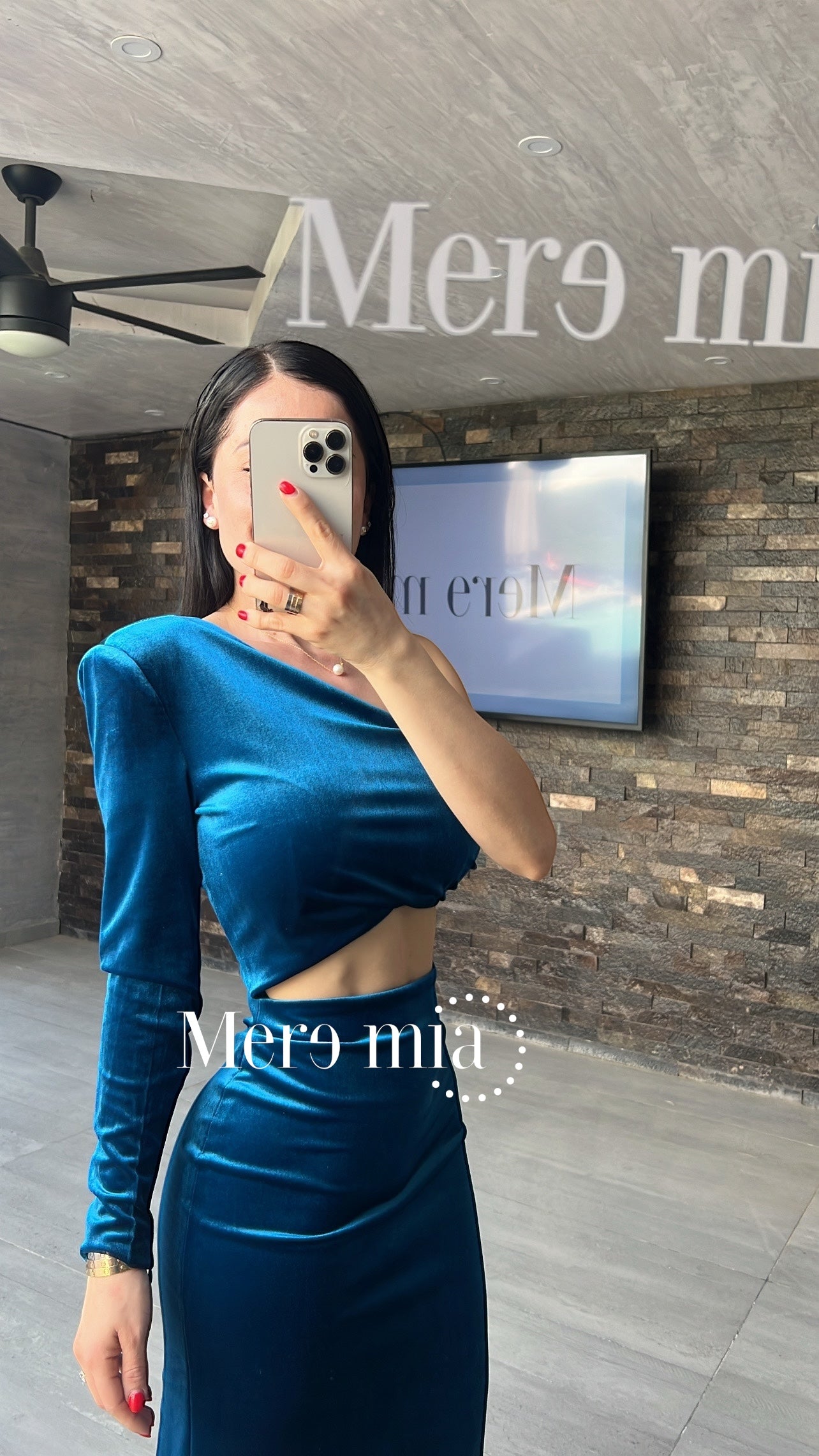 Vestido azul terc