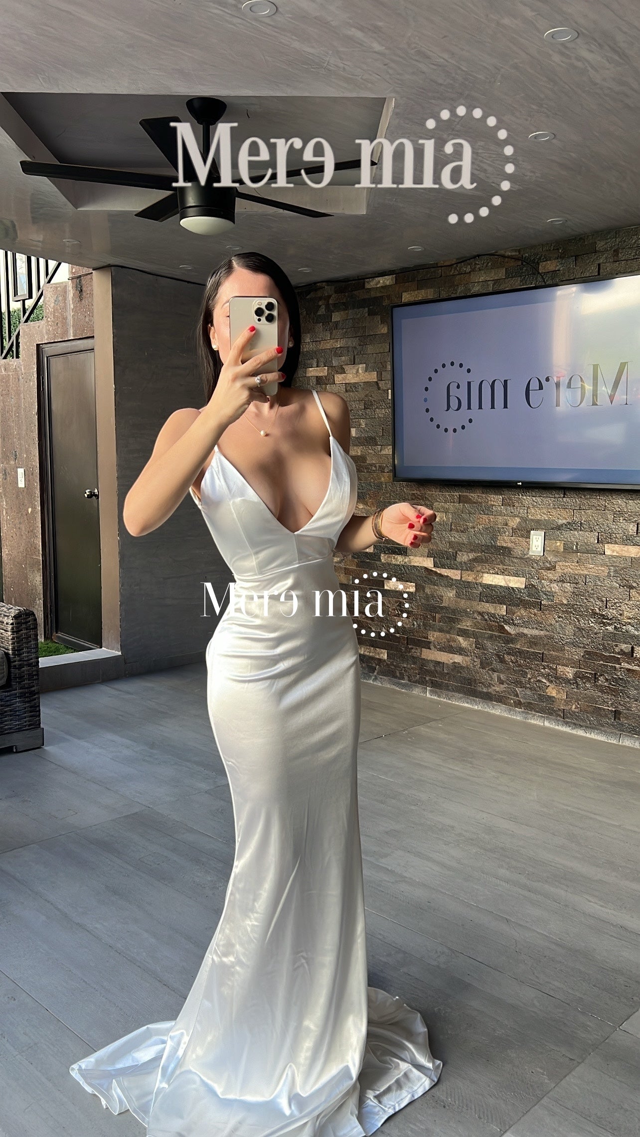 Vestido blanco espalda sat