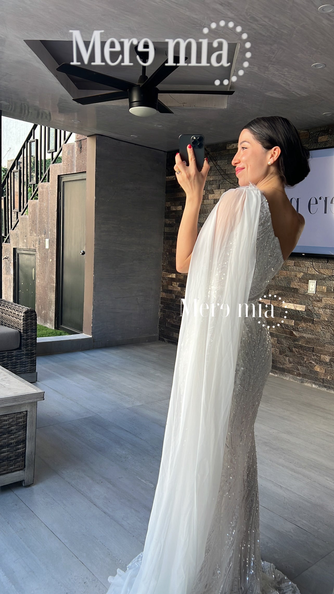 Vestido blanco hombro lent