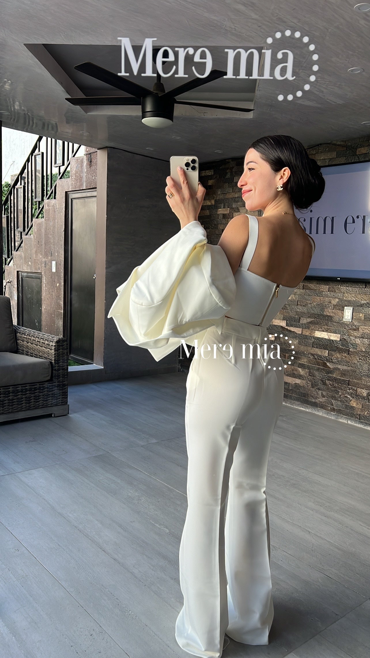 Conjunto pantalón blanco