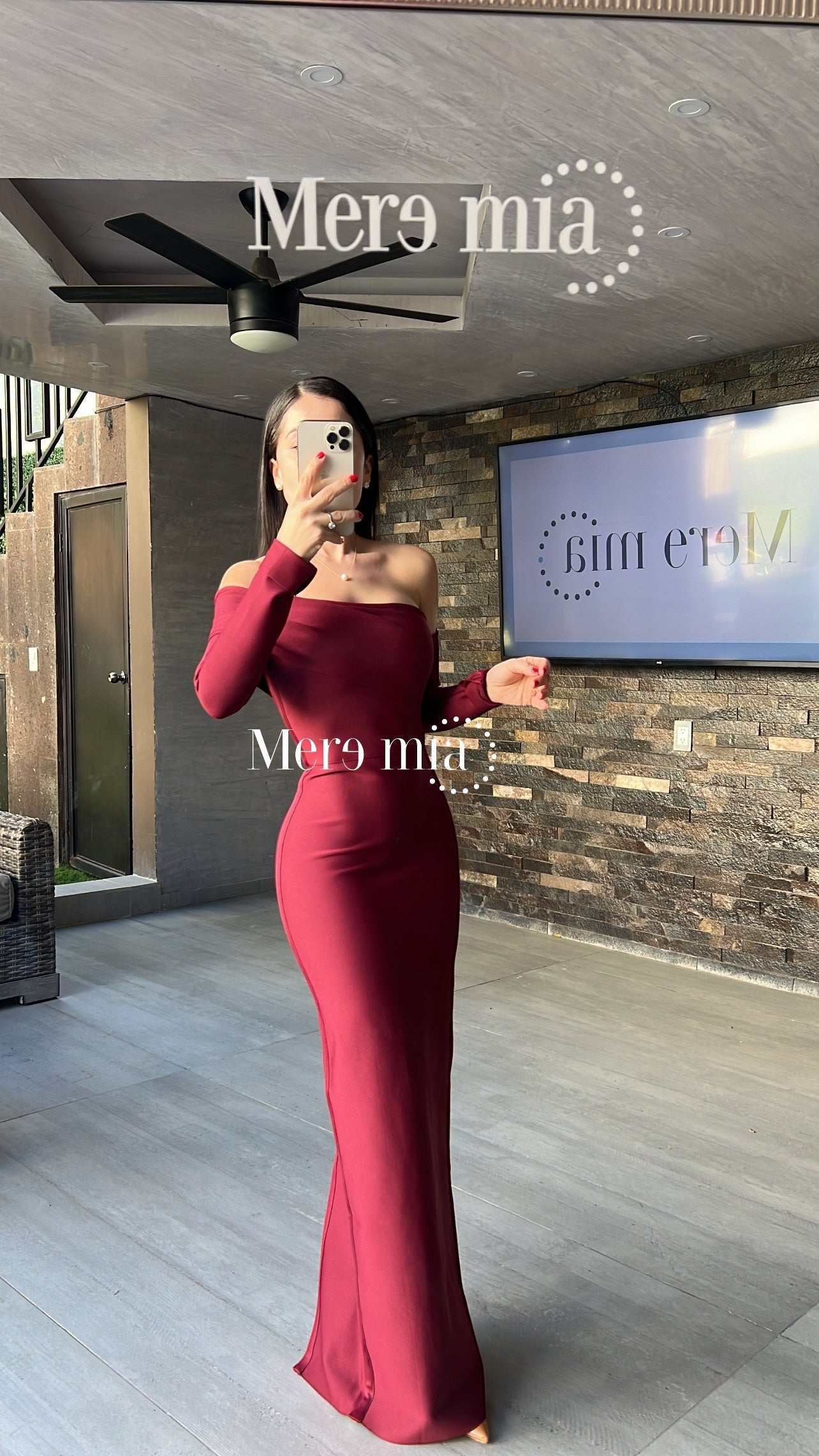 Vestido ml homb liso