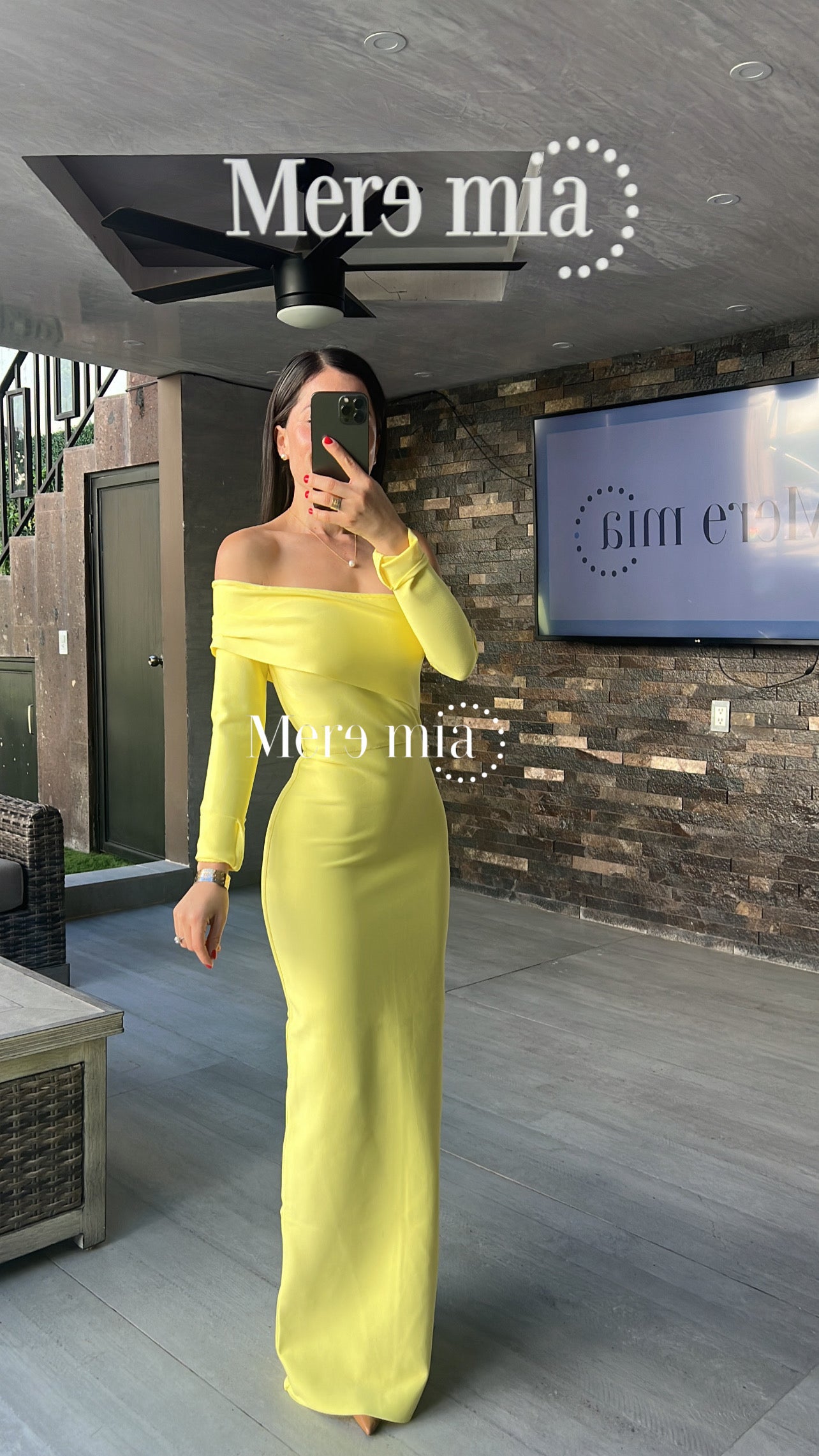 Vestido ml homb liso