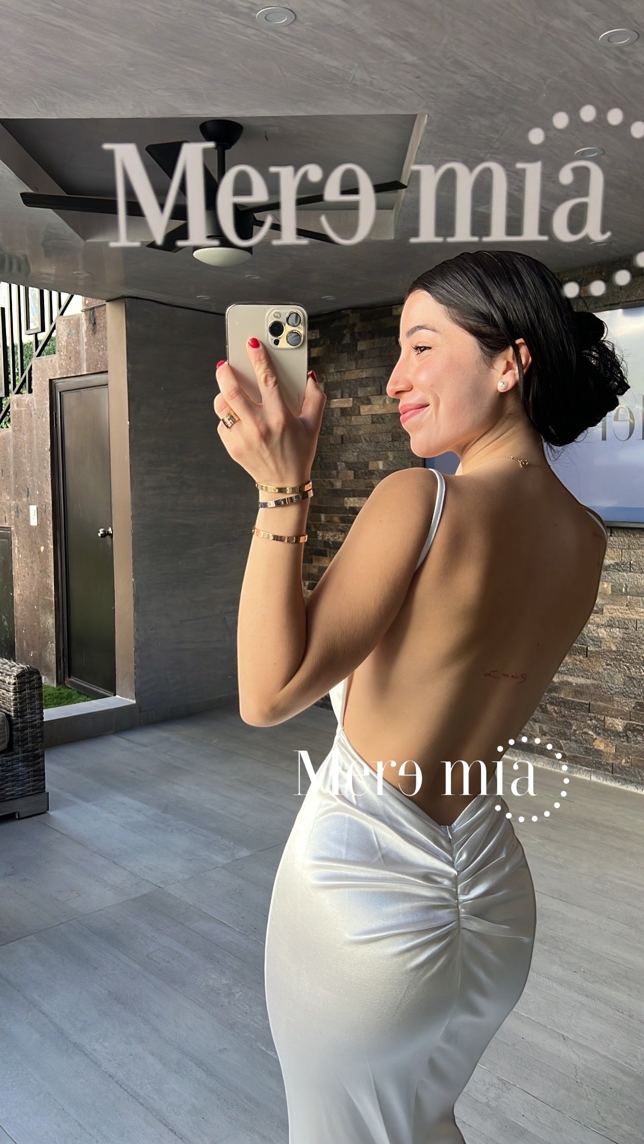 Vestido blanco espalda sat