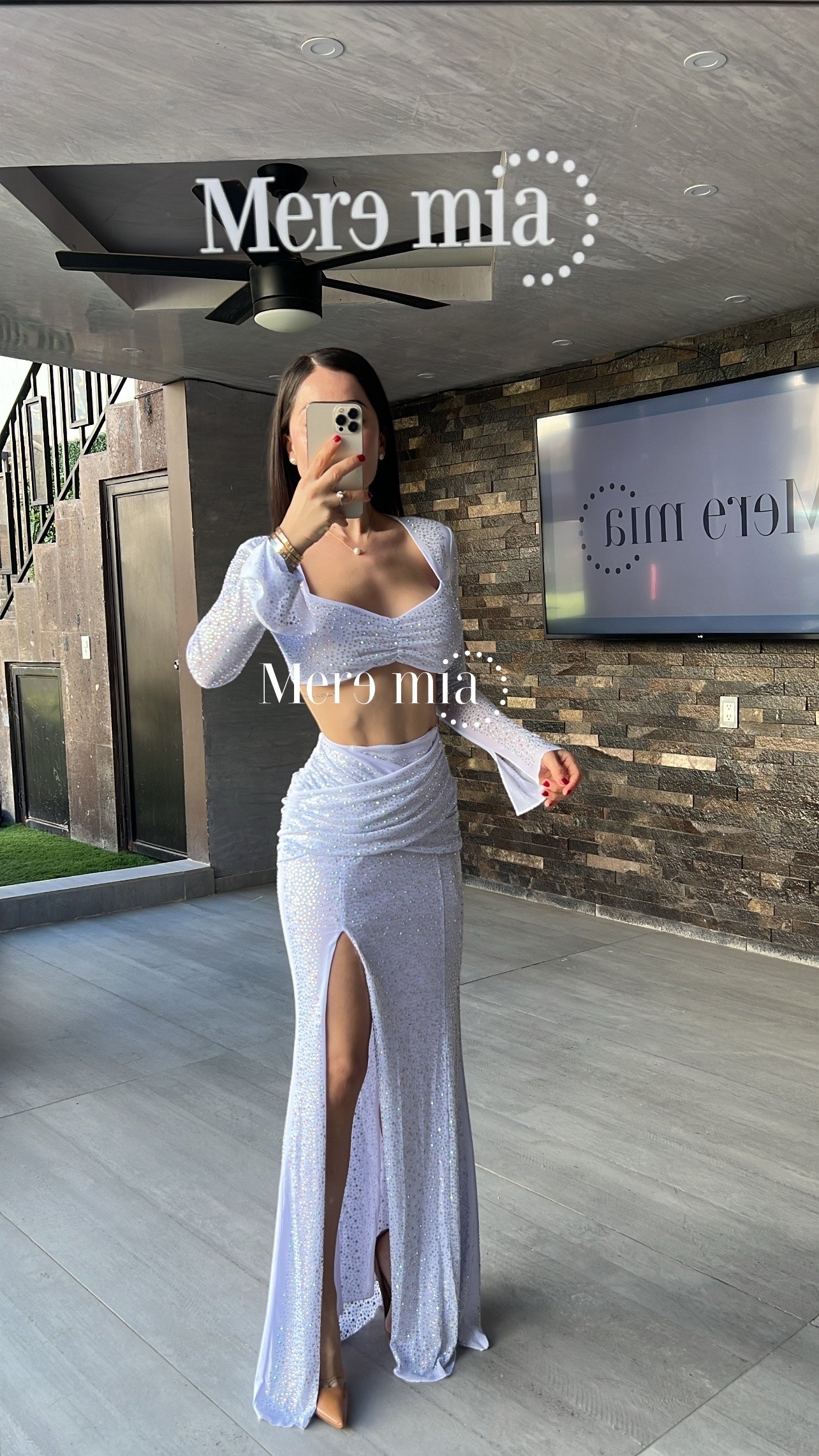 Conjunto blanco puntos