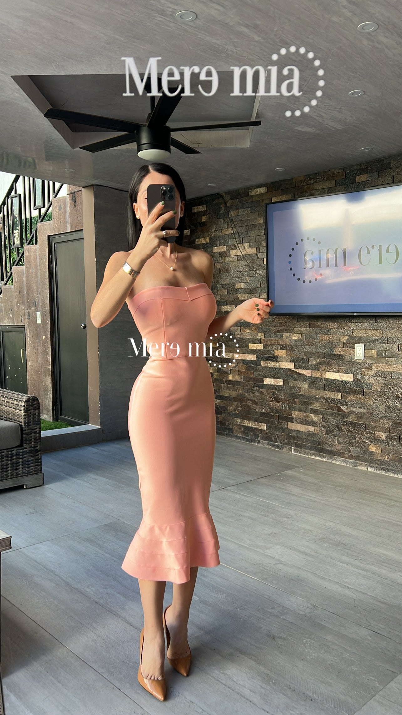 Vestido melon olan ab
