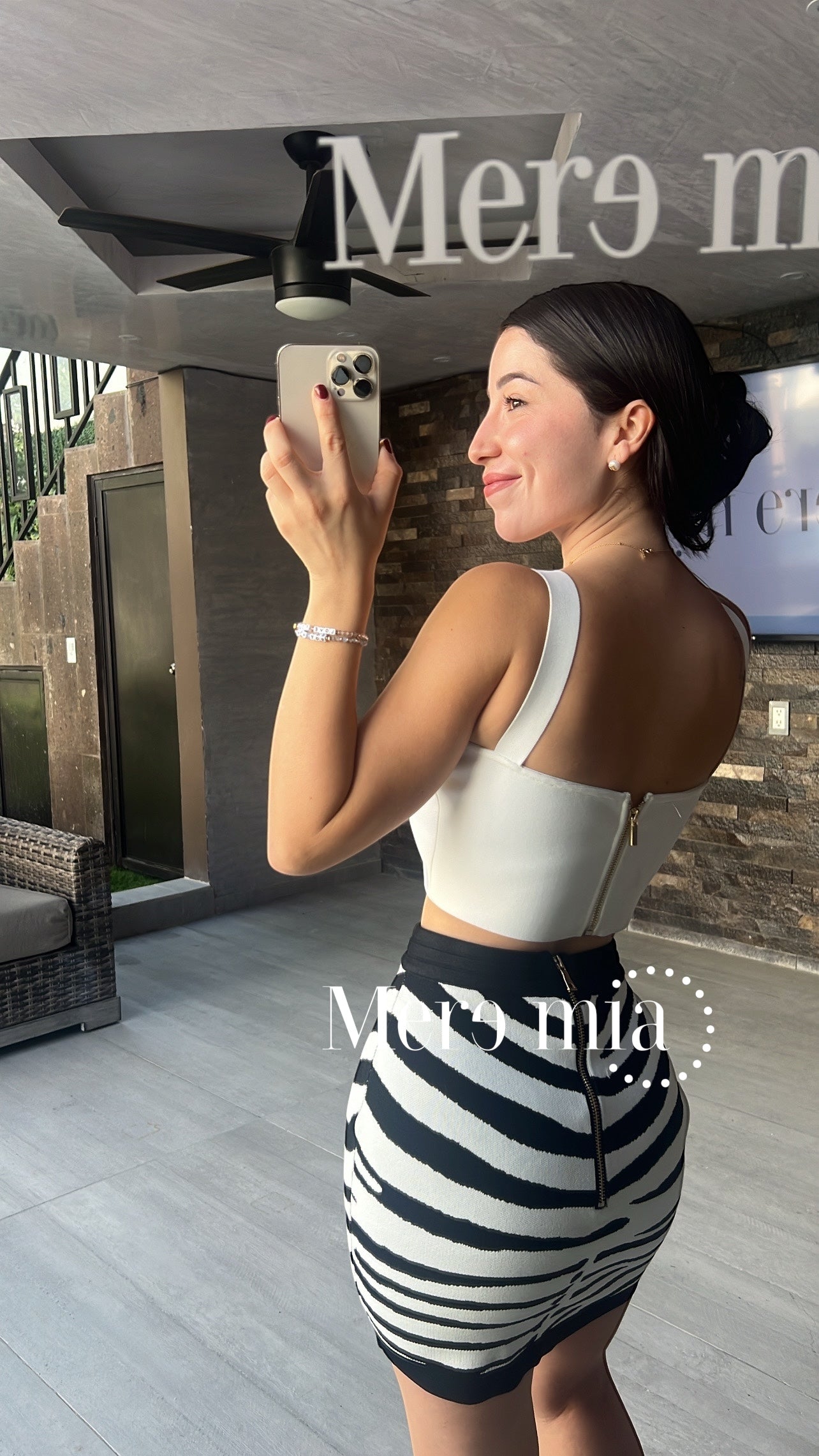 Top blanco bandage tirantes