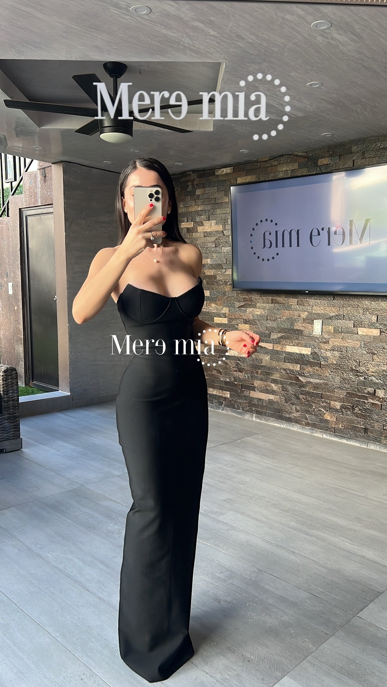 Vestido copas strapp