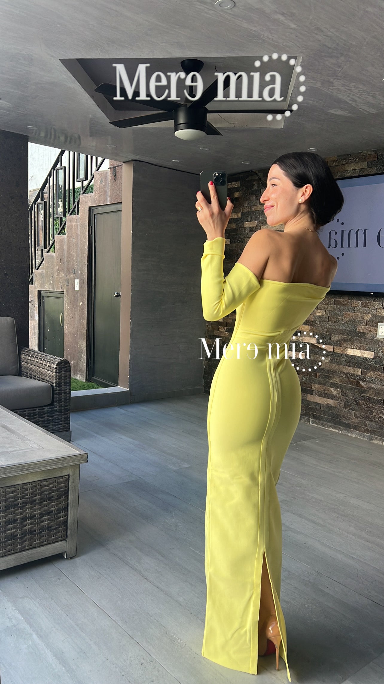 Vestido ml homb liso