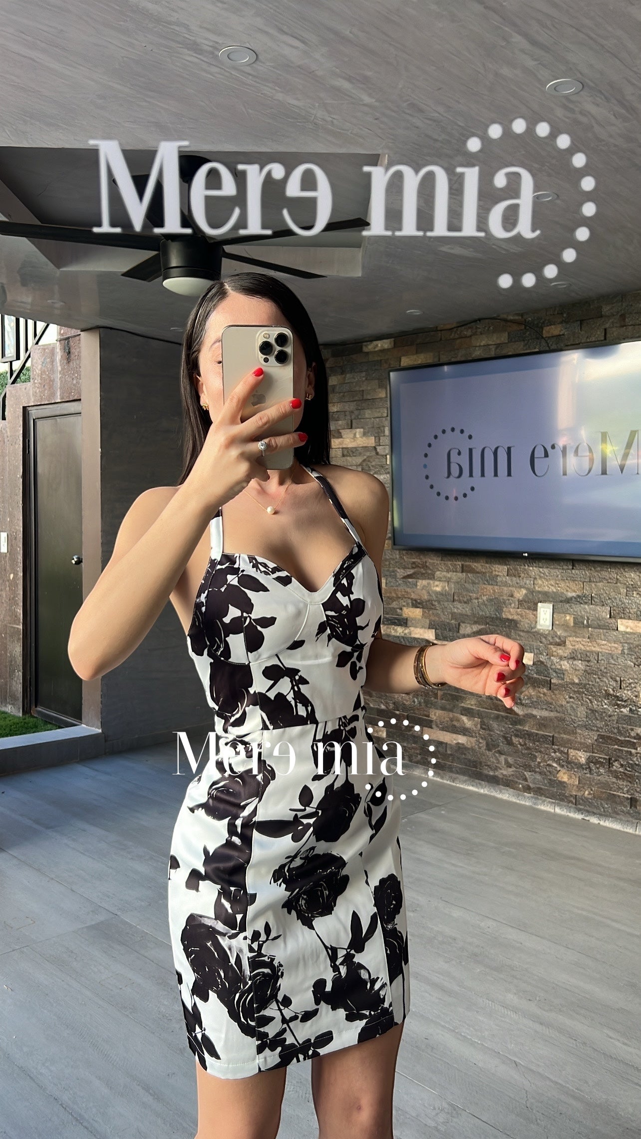 Vestido blanco flores