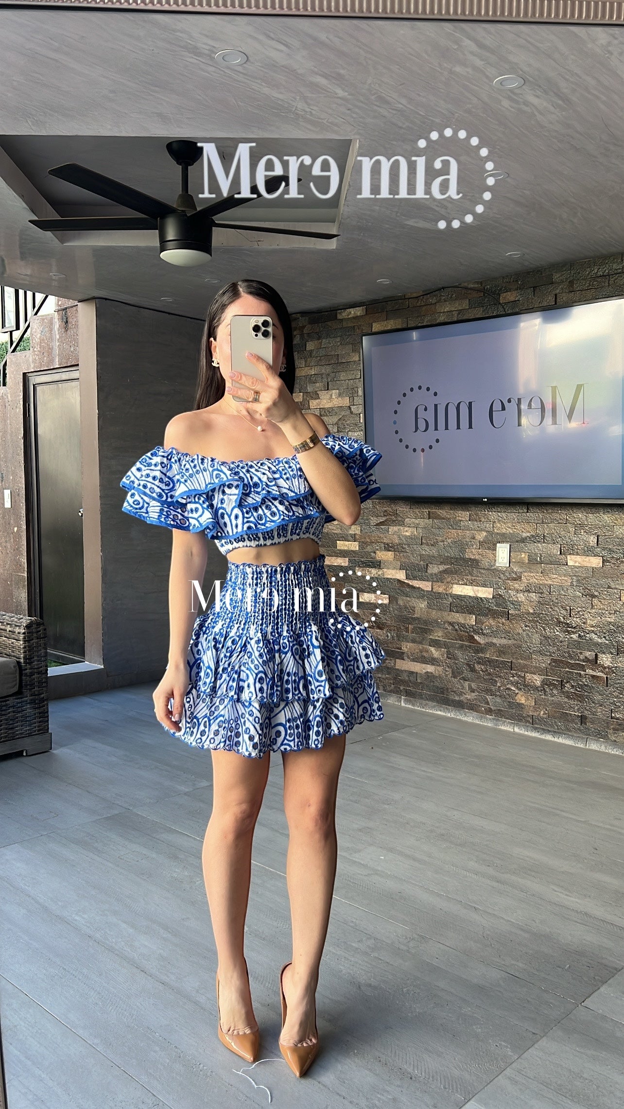 Conjunto azul olanes