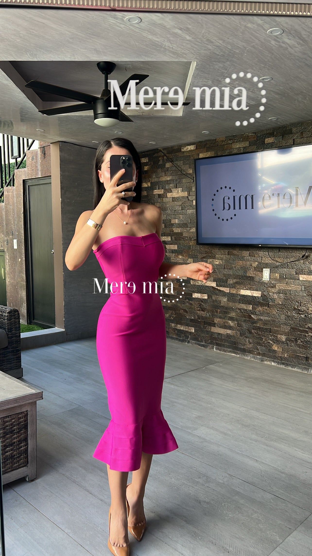 Vestido bugambilia olan