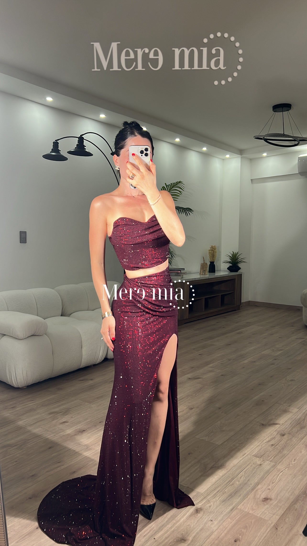 Conjunto tinto puntos