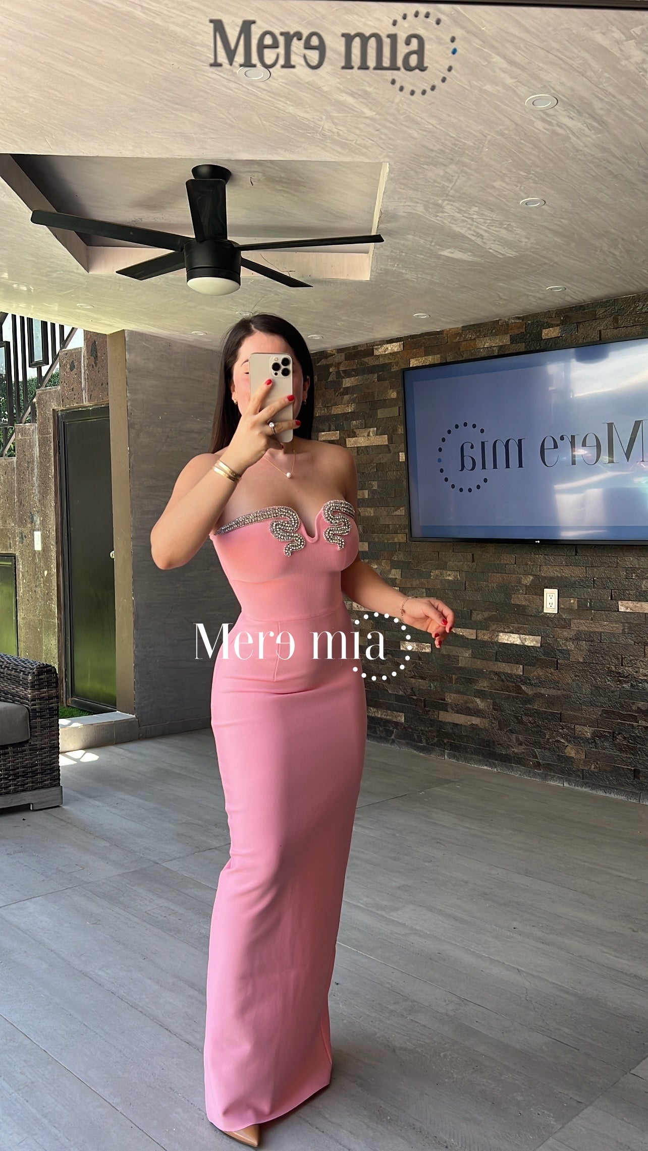 Vestido rosa vib