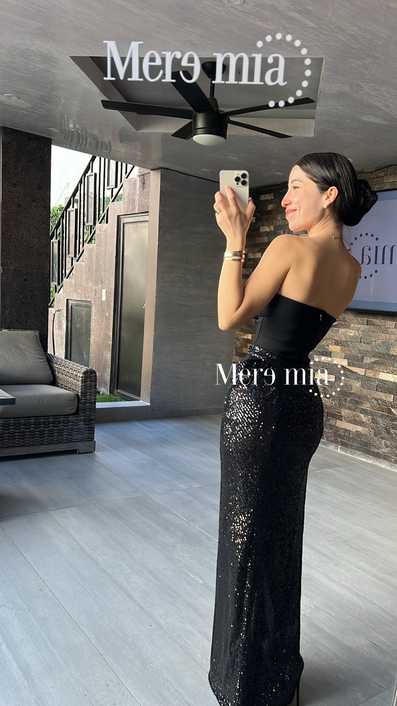 Conjunto negro lent strapp