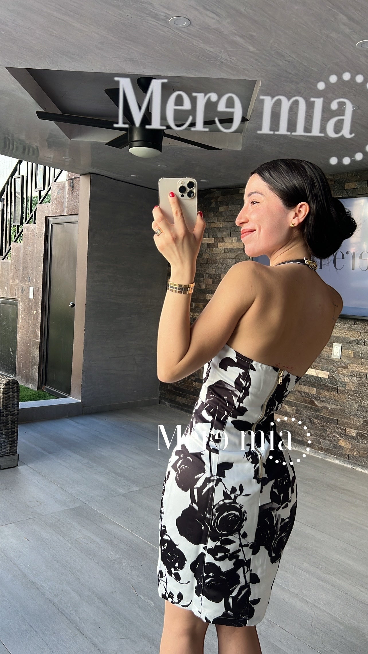 Vestido blanco flores