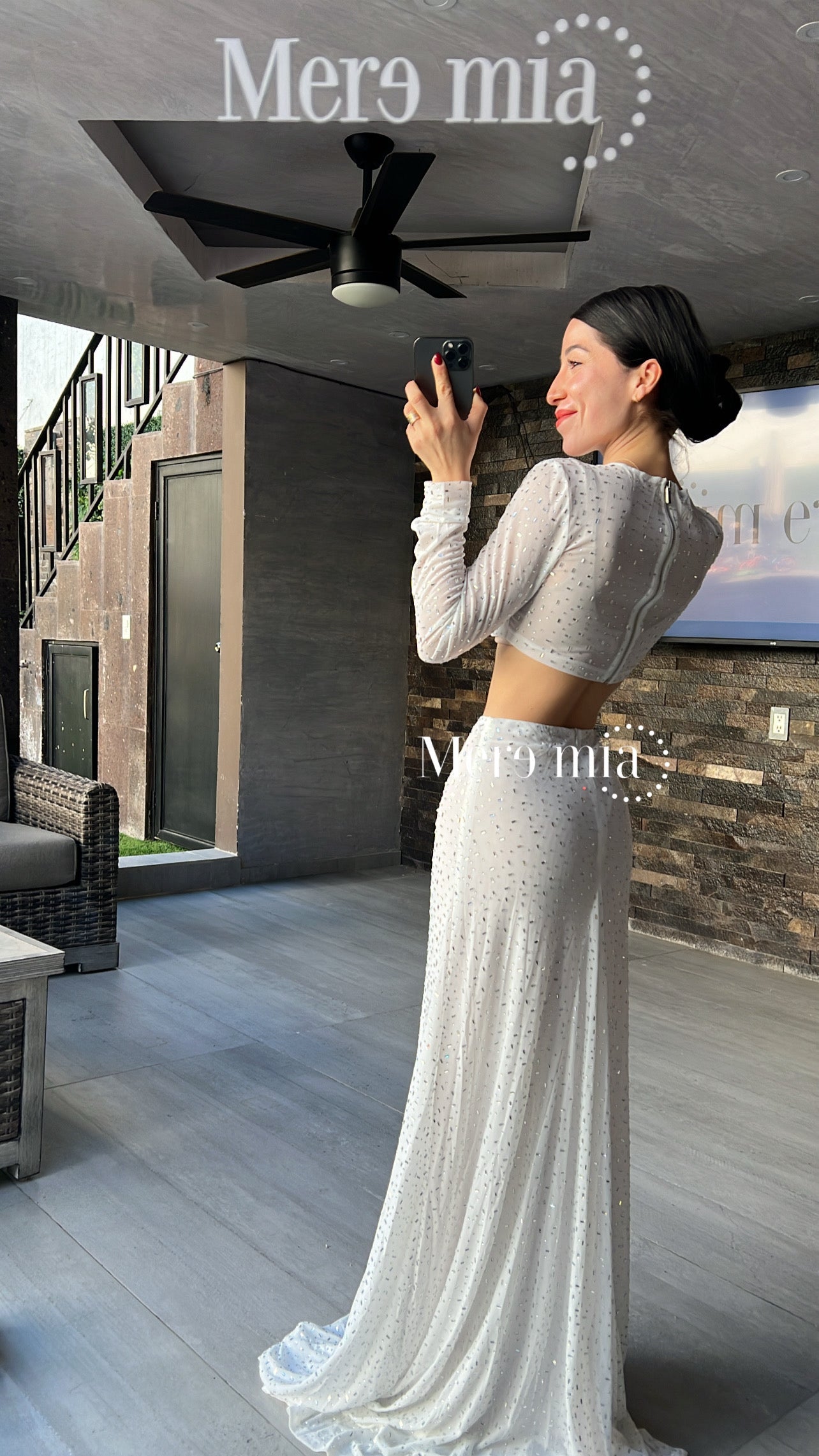 Conjunto lent plata ml