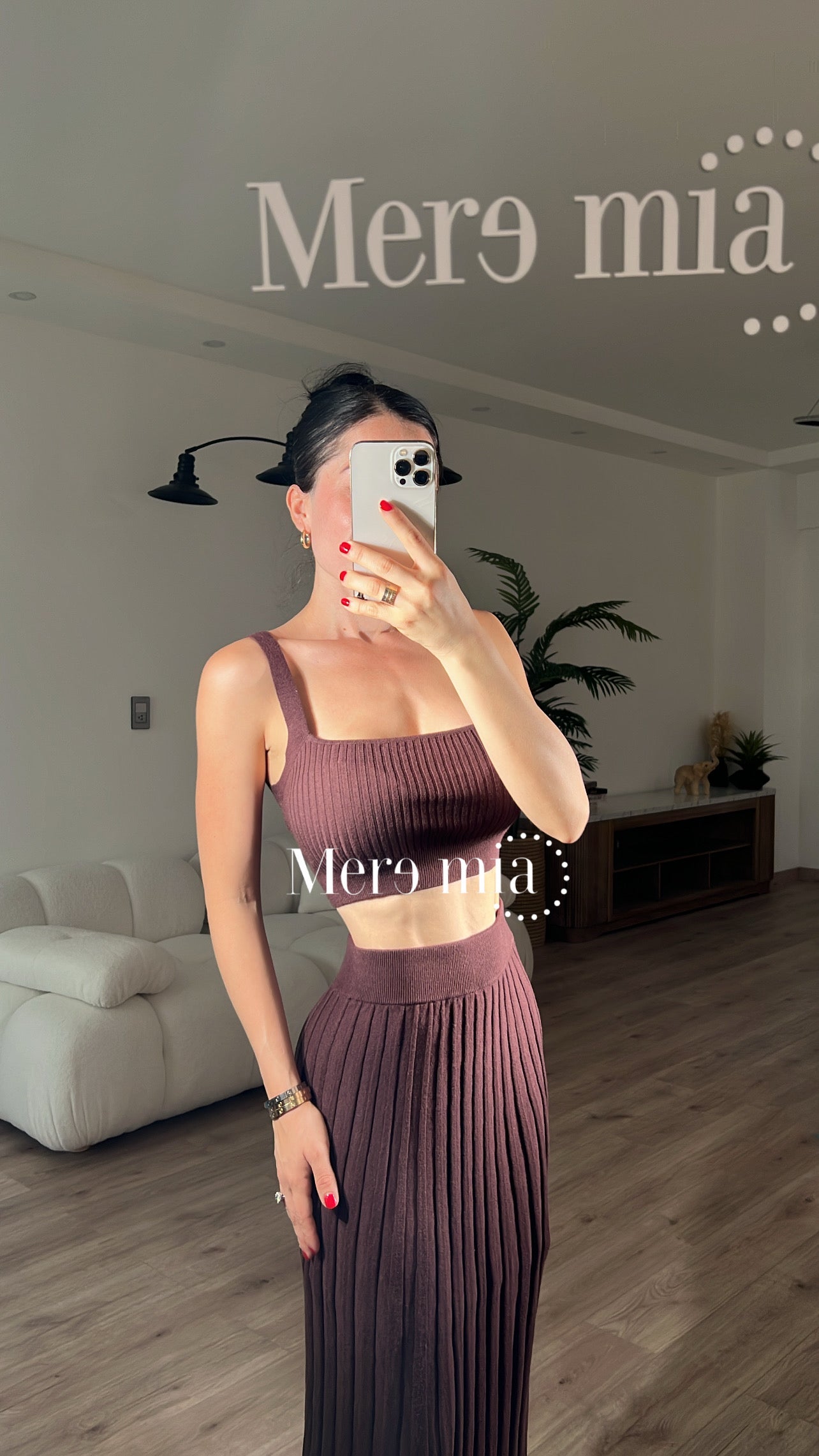 Conjunto Café sweater